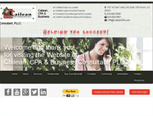 Tablet Screenshot of caileancpa.com